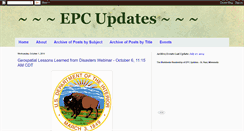 Desktop Screenshot of epcupdates.org