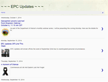 Tablet Screenshot of epcupdates.org